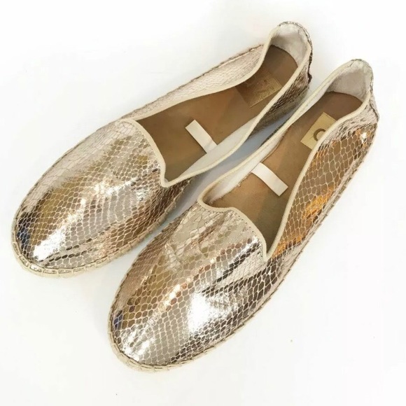 DV Dolce Vita Metallic, Gold, Espadrille, Flats - Picture 12 of 13